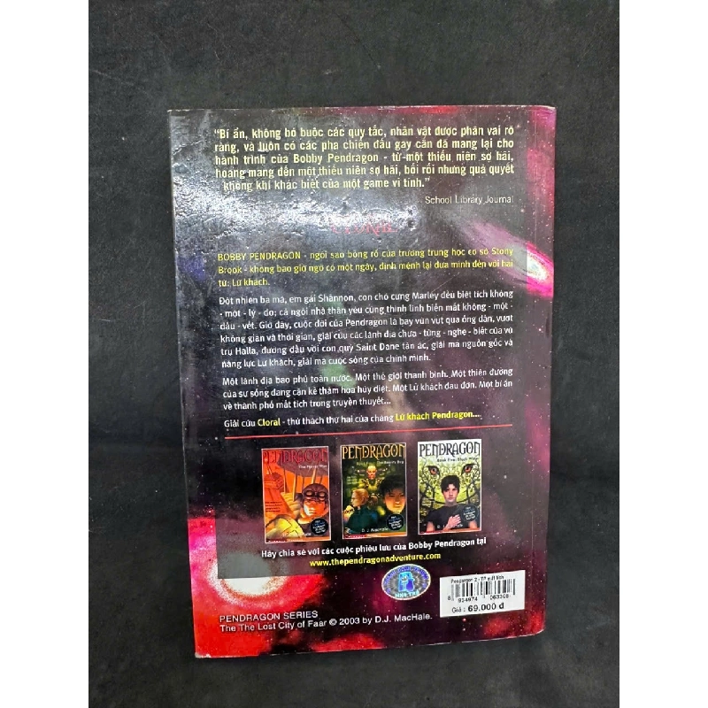 [Phiên Chợ Sách Cũ] Pendragon: Faar Thành Phố Mất Tích - Tập 2 - D.J. MacHale H0606, 2007 524955