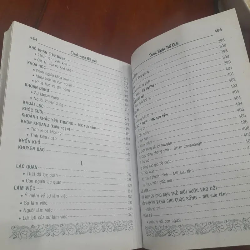 DANH NGÔN THẾ GIỚI, tập 1 (từ A-M) 738128