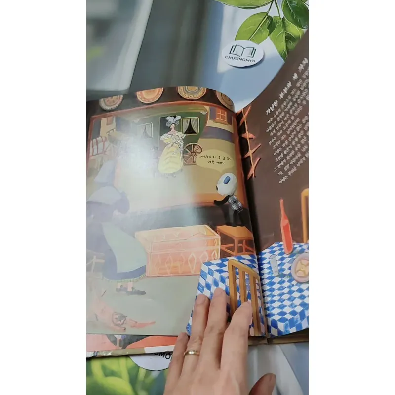 [Tặng nẹp góc] Truyện thiếu nhi Hàn Quốc: Moyamo Anu 34 -  모야모 아누와: 가난한 부부의 세 가지 소원;. 엉뚱한 732031