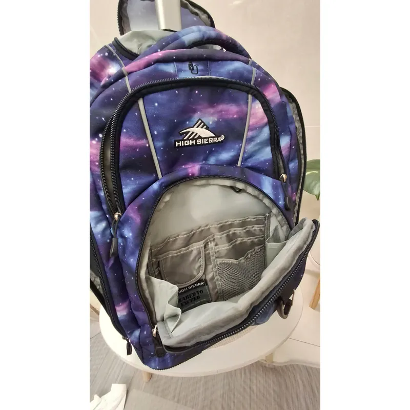 Thanh lí Balo có bánh xe xe và tay kéo hiệu High siera 681424