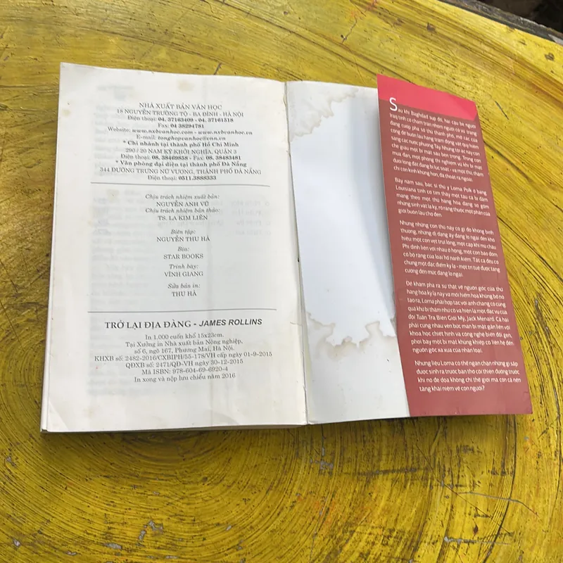 TRỞ LẠI ĐỊA ĐÀNG- JAMES ROLLINS 689630