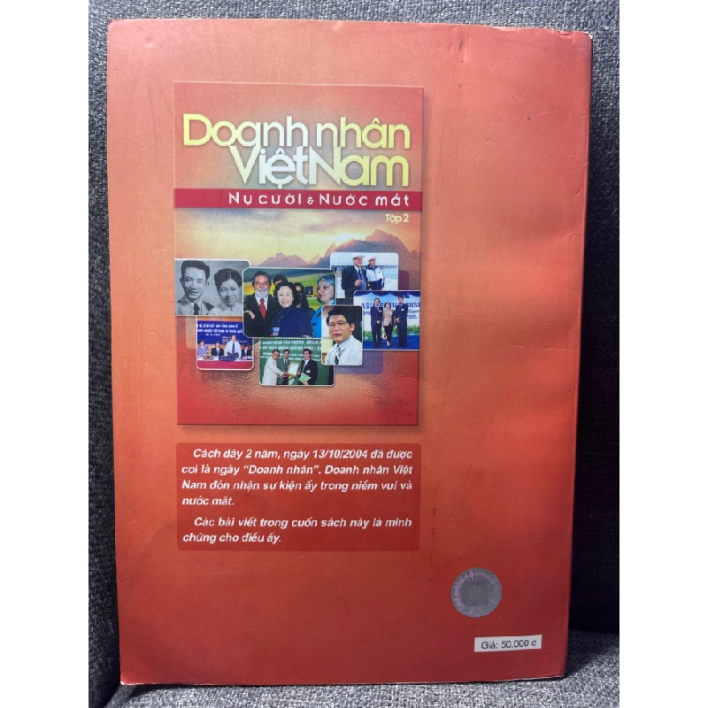 Doanh nhân Việt Nam nụ cười và nước mắt tập 2 Lưu Vinh 2006 mới 80% bẩn viền HPB0205 459319