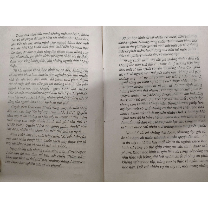 100 năm khoa học hình sự thế giới - 1994 - 299 trang - LỊCH SỬ - CHÍNH TRỊ - TRIẾT HỌC - ANTQ2911-6 712578