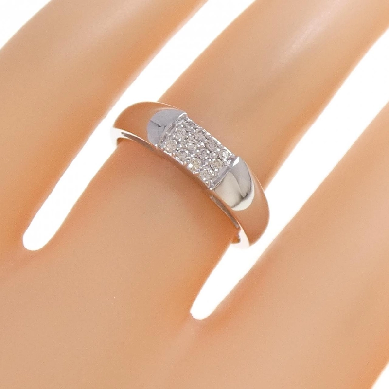 Nhẫn kim cương K18WG 0.10CT 667508