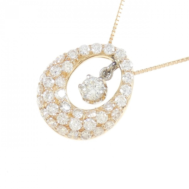 K18PG/PT900 Dây chuyền kim cương 0.22CT - Hàng hiệu Chính hãng 862399