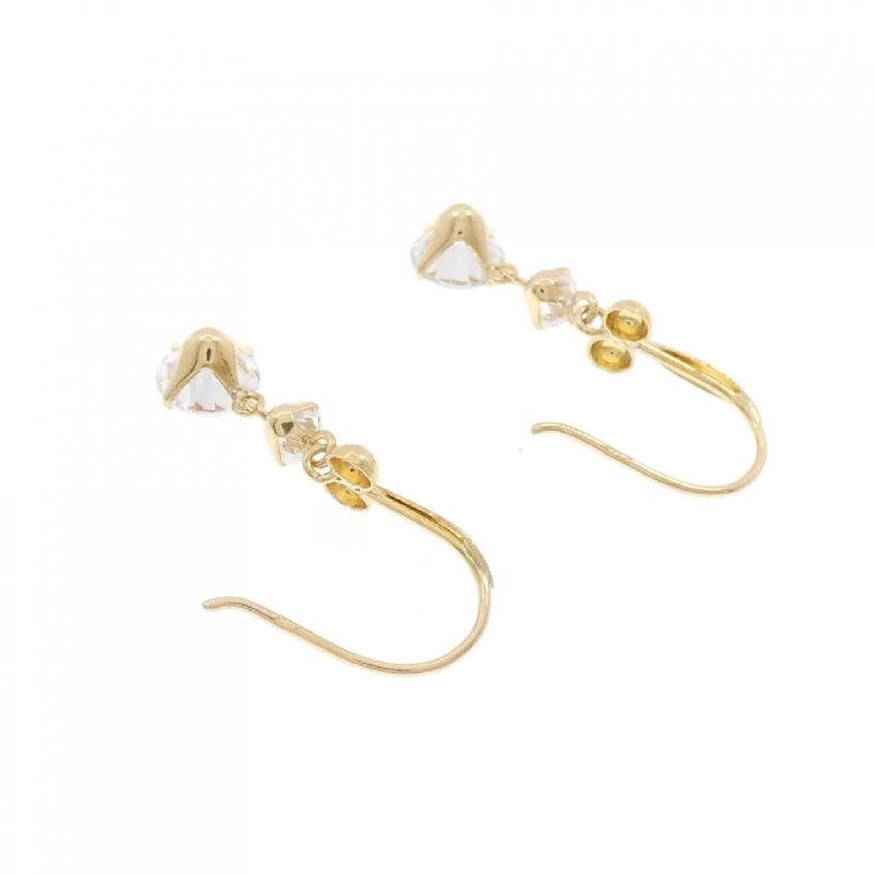 K18YG Bông tai Cubic - Hàng hiệu Chính hãng 870849