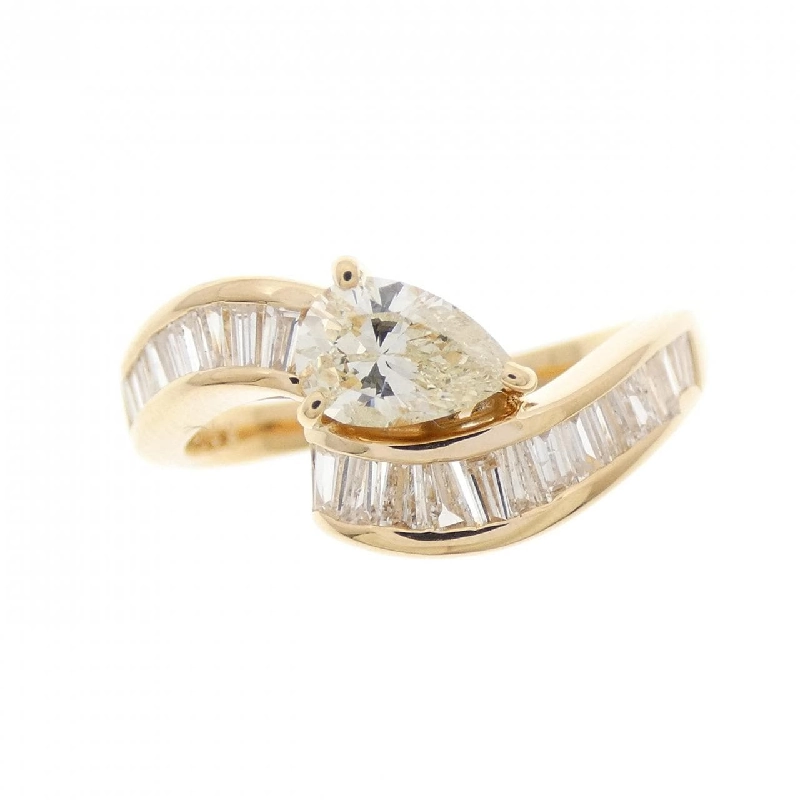 Nhẫn kim cương K18YG 1.09CT 665717