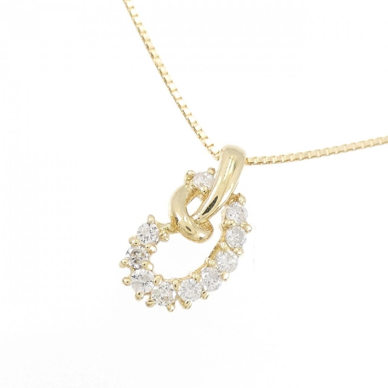 K18YG Dây chuyền kim cương 0.20CT - Hàng hiệu Chính hãng 861252