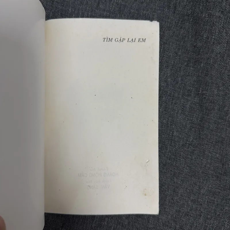 Tìm gặp lại em - Phạm Hổ 931355