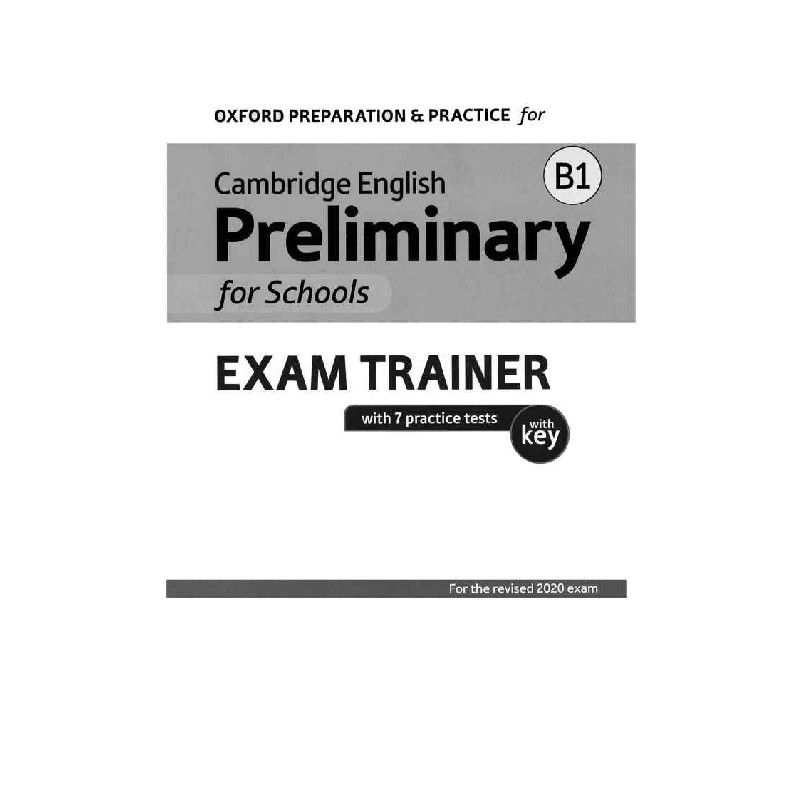 Sách Tiếng Anh - B1 Preliminary For Schools Exam Trainer + Audio - Mới 56848