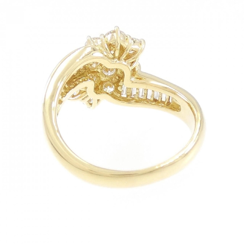 Nhẫn kim cương hoa K18YG 1.54CT 670608