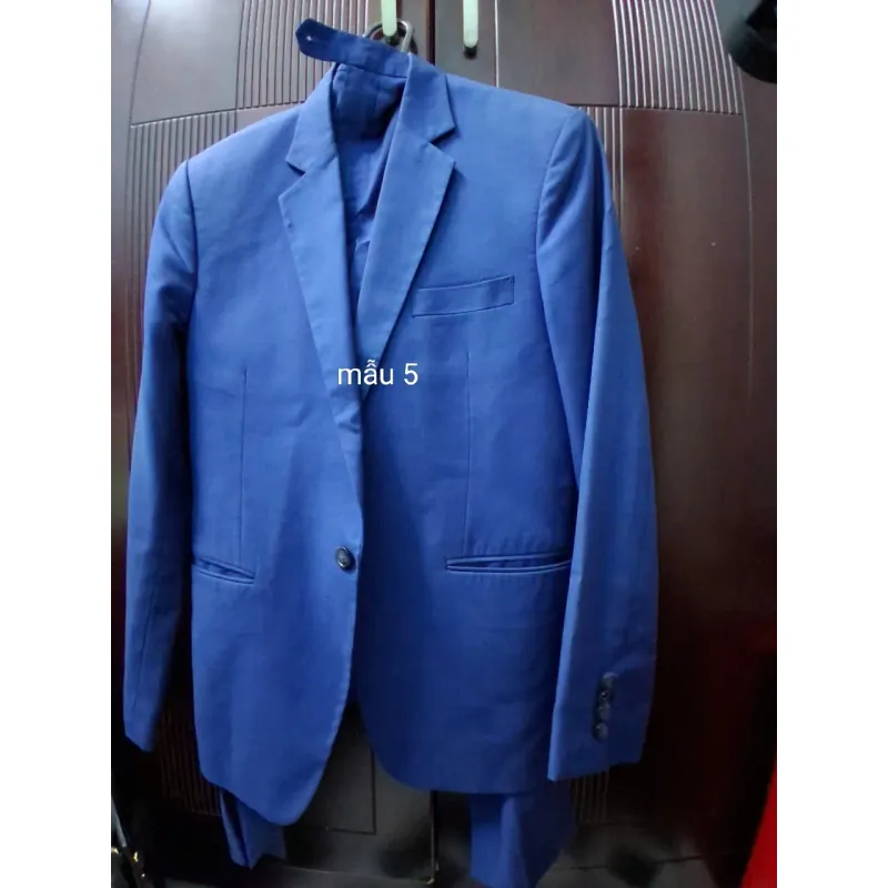 Áo vest nam cổ trang trọng phối túi bên áo màu xám, đen, xanh bộ 3 mẫu 798980