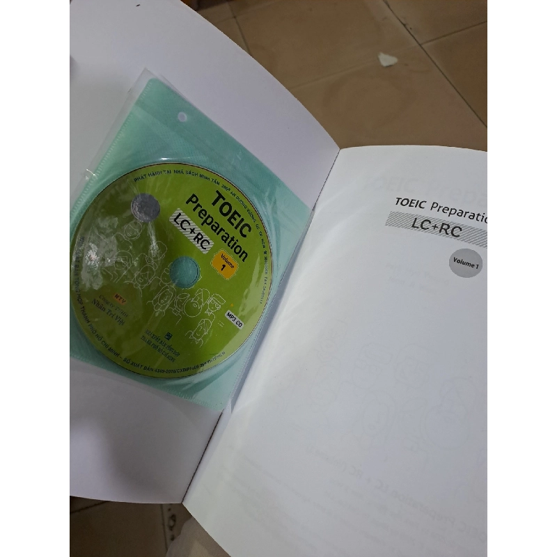 TOEIC Preparation LC+RC Volume 1 kèm CD mới 90% chưa viết HCM0808 HỌC NGOẠI NGỮ 920241