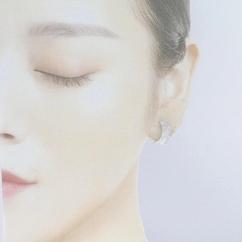 K18WG Pave Diamond Earrings/Studs 1.00CT - Hàng hiệu Authentic 871069