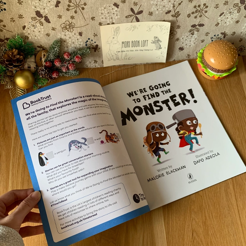 Sách tranh We’re Going To Find The Monster, Used, Picture Book For Kids 442995