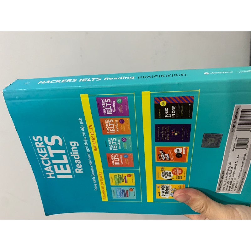 Bộ 3 cuốn HACKERS IELTS Speaking, Writing, Reading 6966