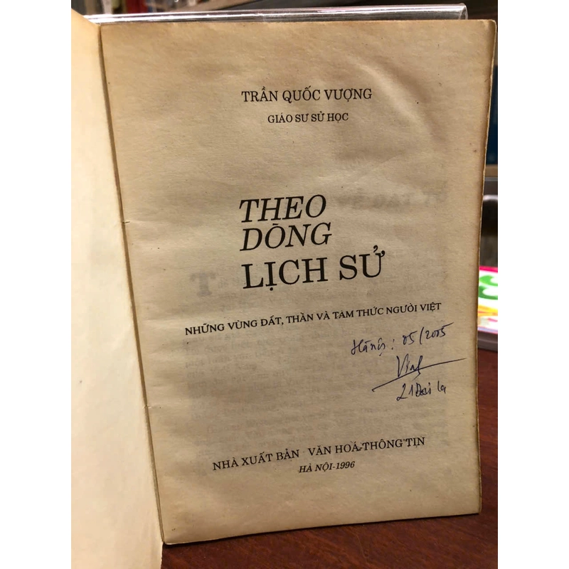 THEO DÒNG LỊCH SỬ - Trần Quốc Vượng 470861