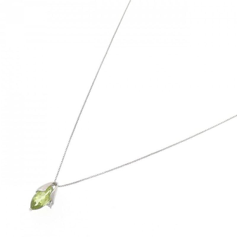 K18WG Peridot Necklace - Hàng hiệu Authentic 858172
