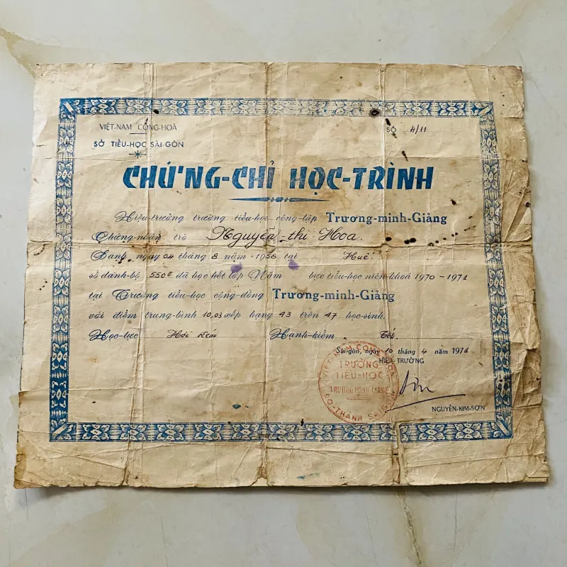 Bộ giấy tờ nghề Vô tuyến điện Sài Gòn (1964-1982) 1013283