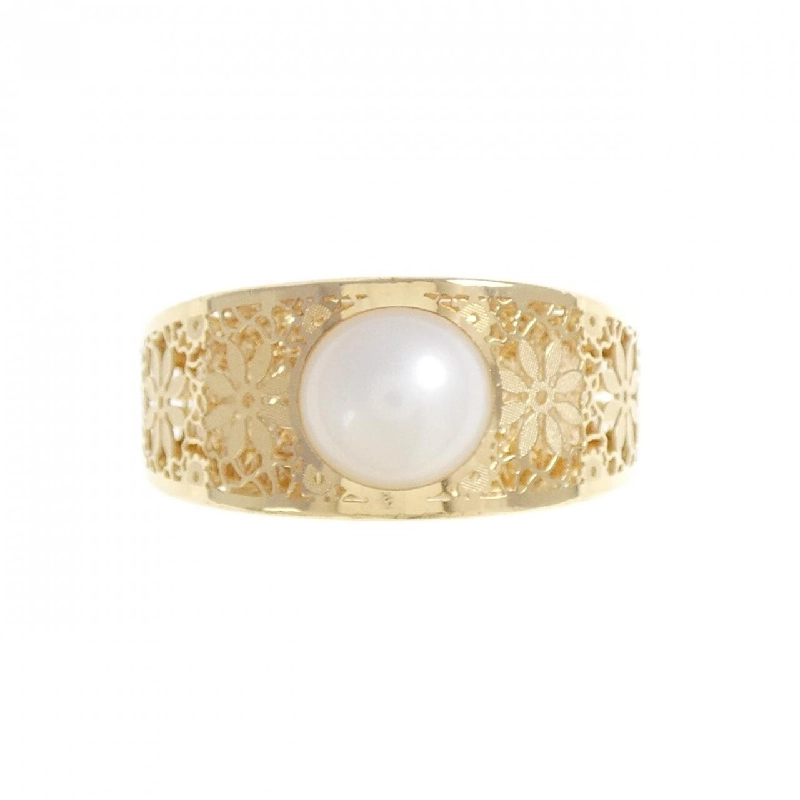 Nhẫn ngọc trai nước ngọt 750YG 665552