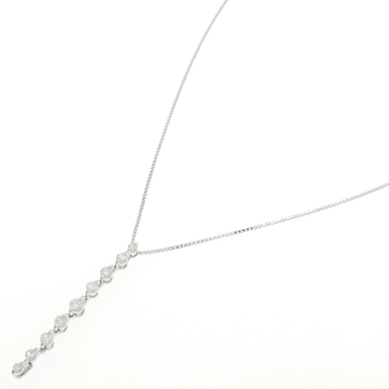 K18WG Dây chuyền kim cương 0.50CT - Hàng hiệu Chính hãng 862112