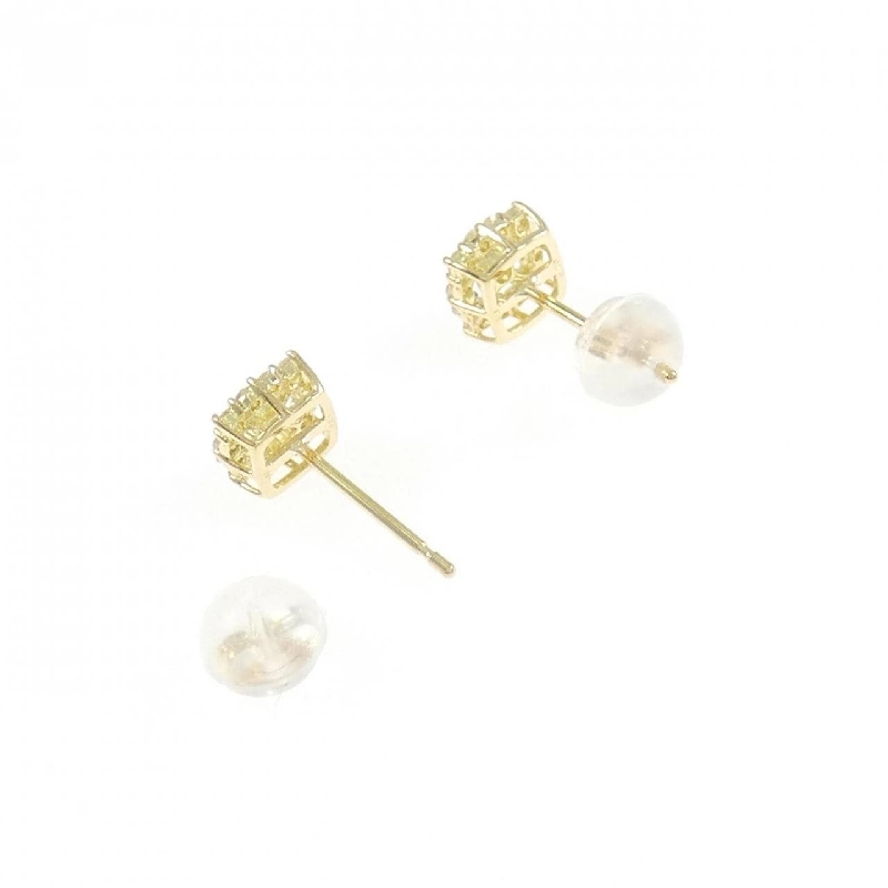 K18YG Bông tai kim cương 0.20CT - Hàng hiệu Chính hãng 870198