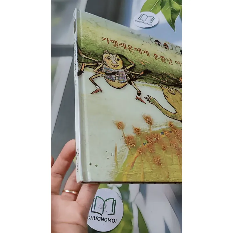 [Tặng nẹp góc] Truyện thiếu nhi Hàn Quốc: Moyamo Anu 56 -  모야모 아누와: 카멜레온에게 혼쭐난 아난시 732060