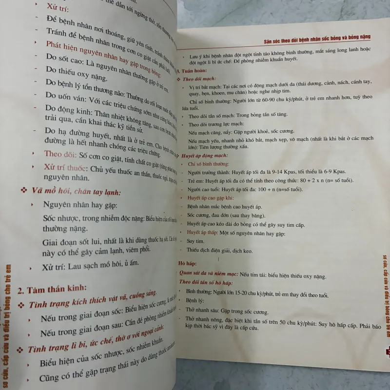 Hướng dẫn quy trình kỹ thuật sơ cứu, cấp cứu và điều trị bỏng 1013078