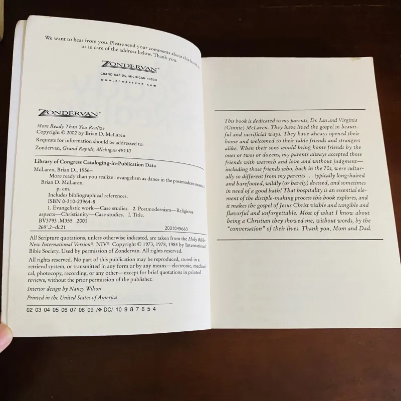 More ready than you realize - Brian D.Mc laren 775889