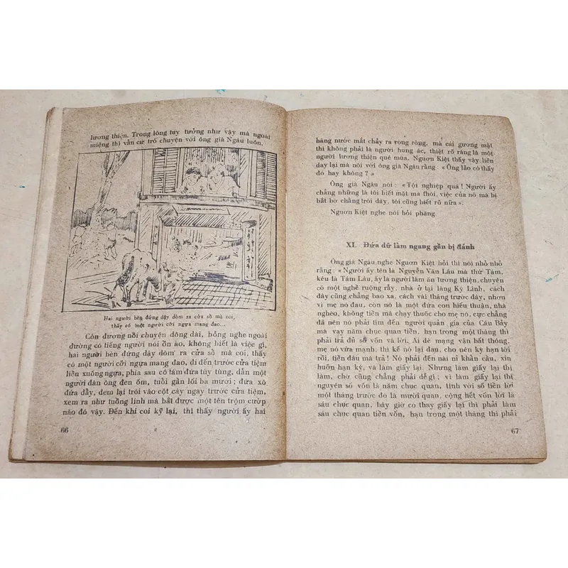 Nghĩa hiệp tiểu thuyết: MỘT ĐÔI HIỆP KHÁCH, tranh vẽ minh họa (Nguyễn Chánh Sắt) 731706