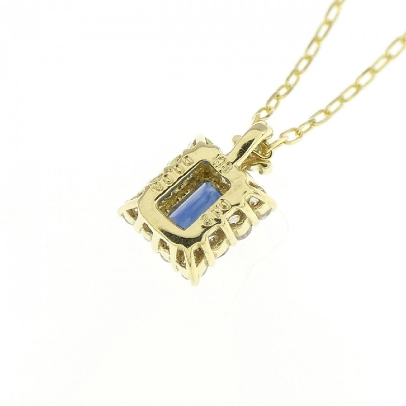 K18YG Dây chuyền Sapphire 0.12CT - Hàng hiệu Chính hãng 862537