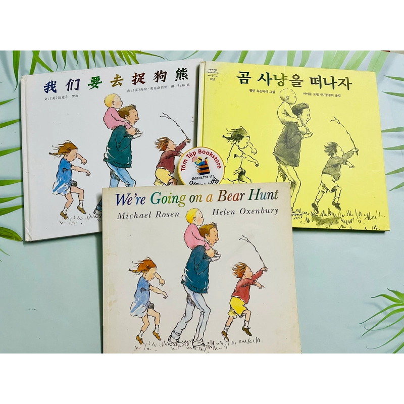 Sách kinh điển We’re going to a Bear Hunt- tiếng Hàn 553043