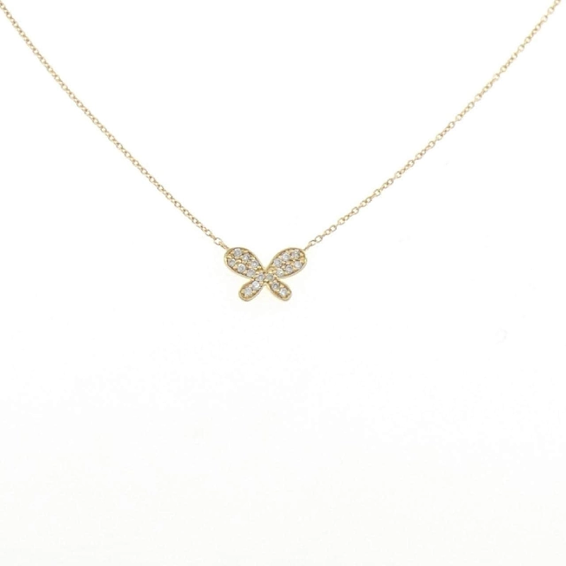 K18YG Bướm Kim Cương Dây Chuyền - Hàng hiệu Chính hãng 859683
