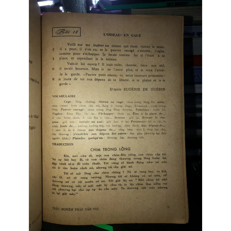 Trắc nghiệm pháp văn 12AB sinh ngữ 2 - Ô.B. Nguyễn Thanh Trừng 789301