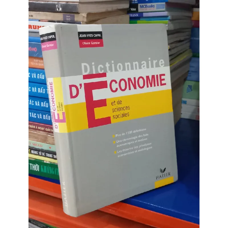 Dictionnaire d'économie ey de sciences sociales - Jean-Yves Capul, Olivier Garnier 592190