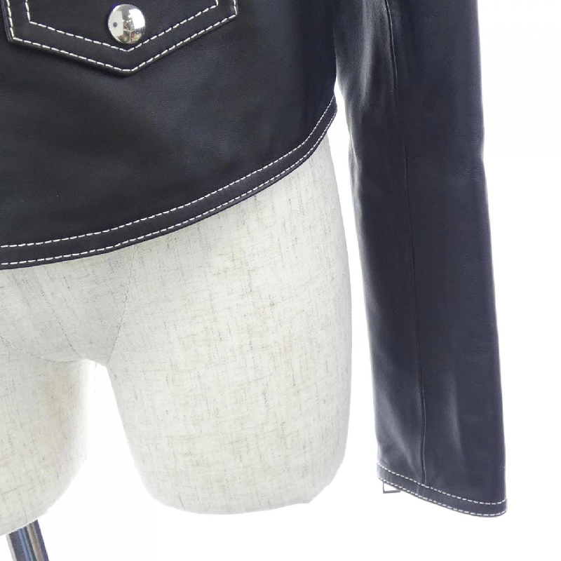 LOEWE D1158000PL Áo khoác da biker - Hàng hiệu Authentic 815954