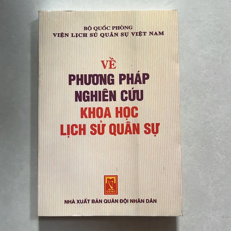 Về phương pháp nghiên cứu khoa học lịch sử quân đội 575237