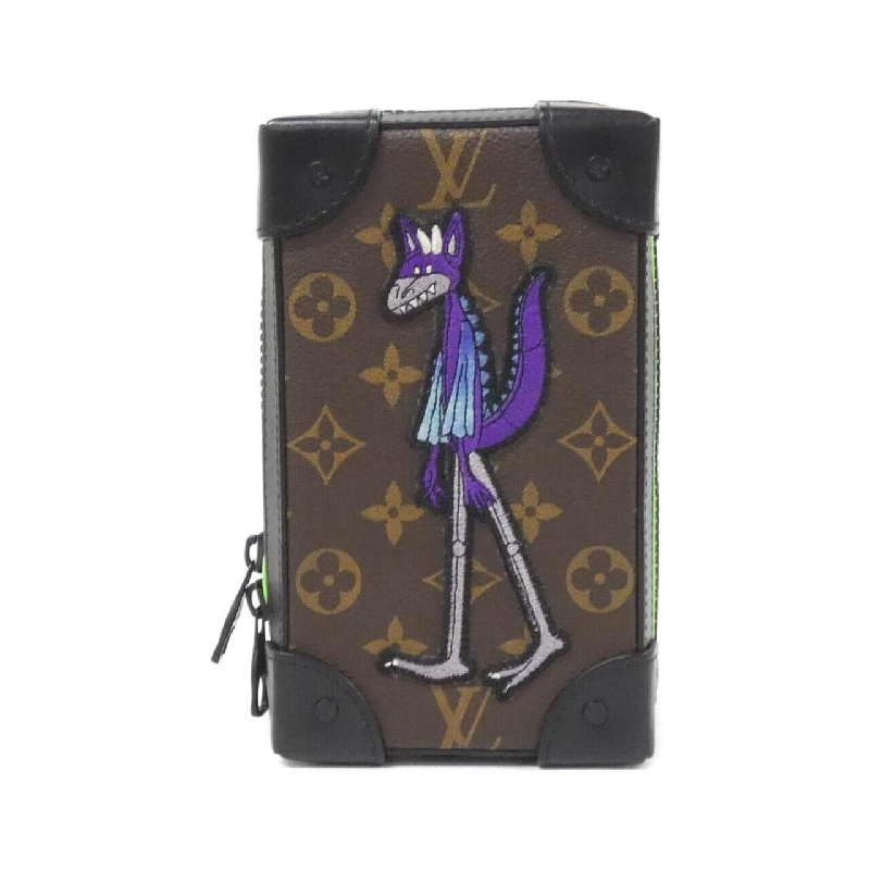 Túi đeo vai Louis Vuitton Monogram (LV Friends) Soft Trunk Phone Box M80144 - Hàng hiệu Chính hãng 767960