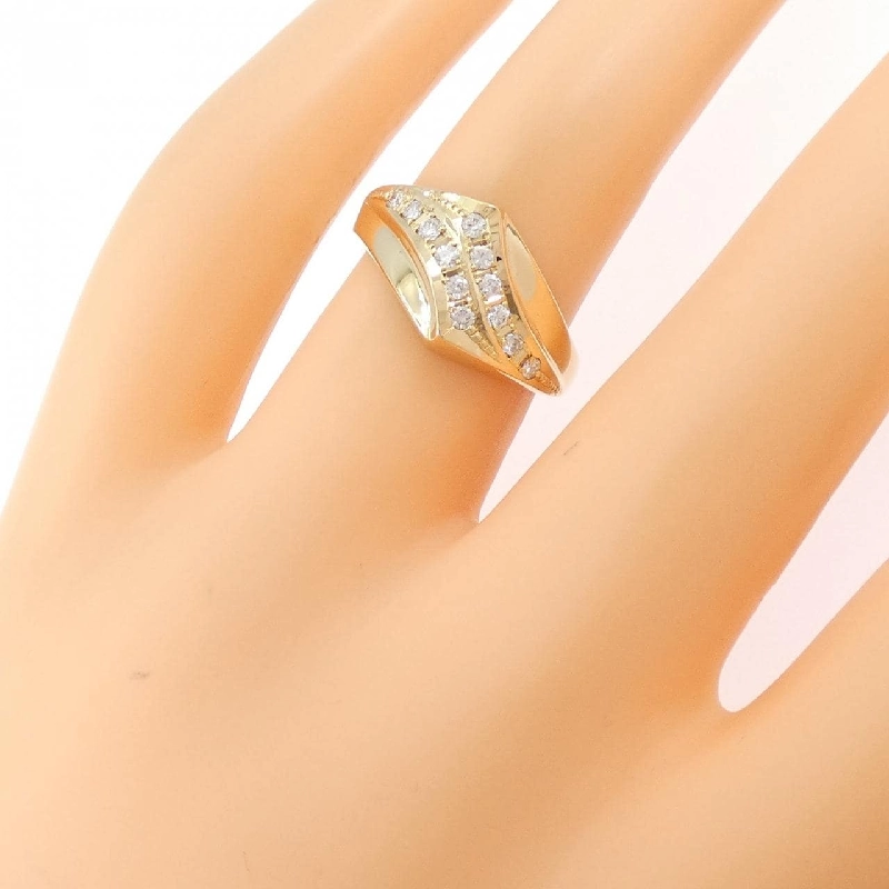 Nhẫn kim cương K18YG 0.18CT - Hàng hiệu Chính hãng 849162