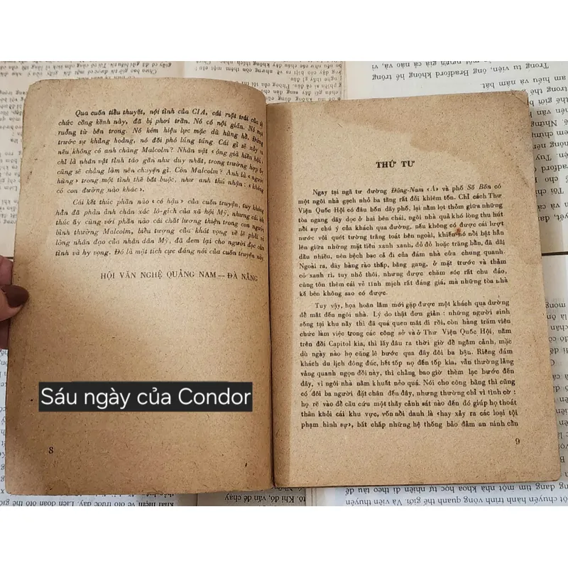 Tiểu thuyết trinh thám cổ điển SÁU NGÀY CỦA CONDOR - Tác giả: James Grady 703957