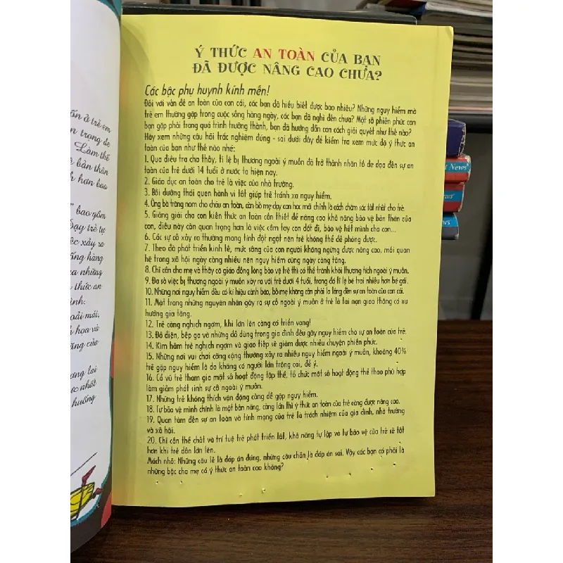 Bố mẹ yên tâm, con an toàn(Dạy trẻ tự bảo vệ bản thân)- Lưu Đào 700359