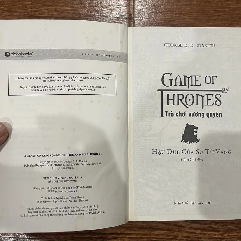 Trò chơi vương quyền tập 2a 620440