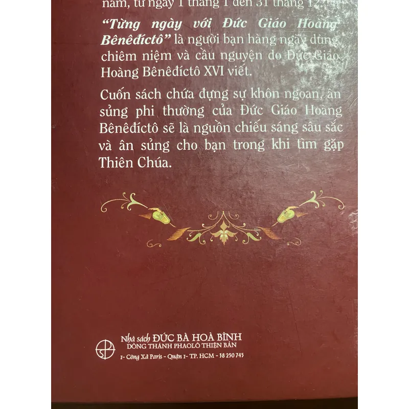 Suy niệm từng ngày với Đức Giáo Hoàng Bênêđíctô - bìa cứng 732997