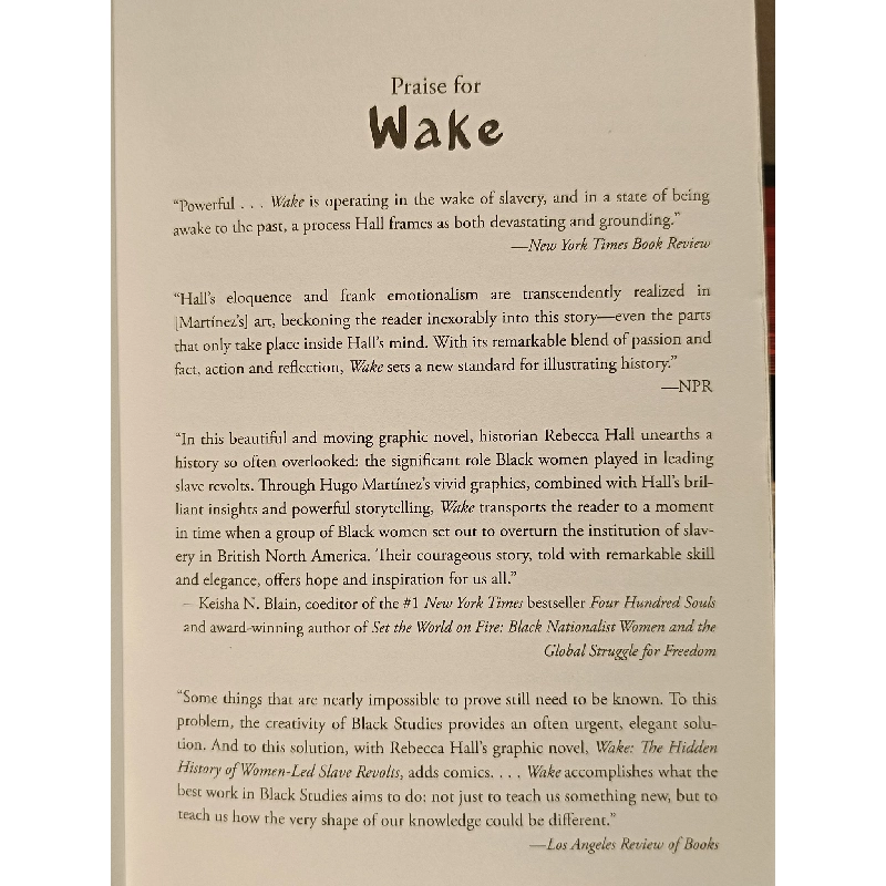 WAKE: The Hidden History of Women-Led SLave Revolts - Rebecca Hall 456091