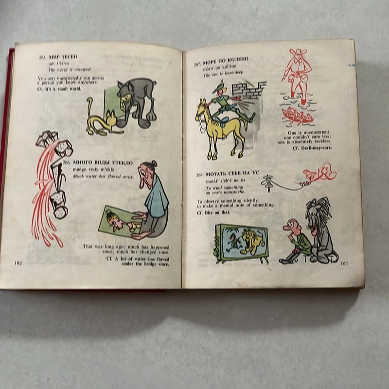 Thành ngữ Tiếng Nga - A Book of Russian Idioms Illustrated — 1980s 495596