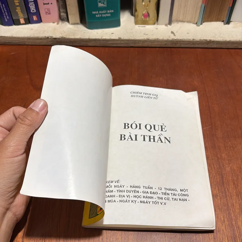 II Sách Bói Toán: Bói Quẻ Bài Thần - Huỳnh Liên Tử 926891