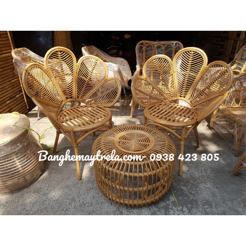 Ghế đơn mây tự nhiên phòng khách 443433