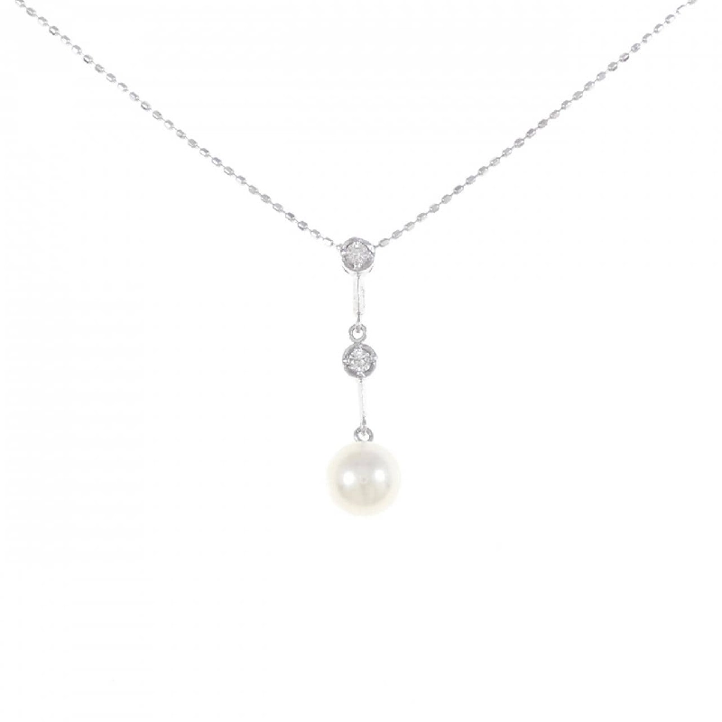 K18WG Dây chuyền ngọc trai Akoya 6.3mm - Hàng hiệu Chính hãng 858189