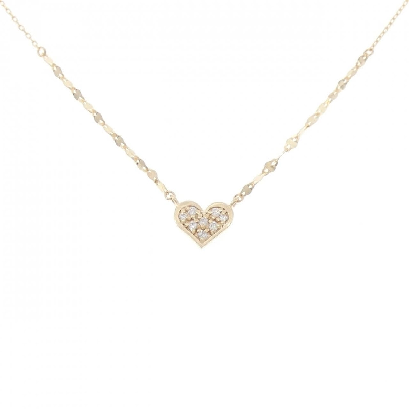 K10YG Dây chuyền kim cương hình trái tim 0.04CT - Hàng hiệu Chính hãng 862766