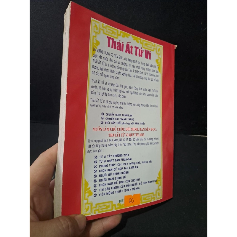 Tử vi nam Thái Ất tử vi quý tỵ 2013 mới 80% bẩn nhẹ, tróc gáy Vương Dung Cơ HCM1604 TÂM LINH - TÔN GIÁO - THIỀN 919466